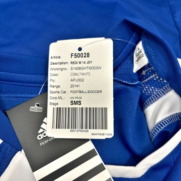 NWT Adidas Women's Climacool Regista 14 Size Small Soccer Jersey Cobalt Blue - Picture 11 of 13